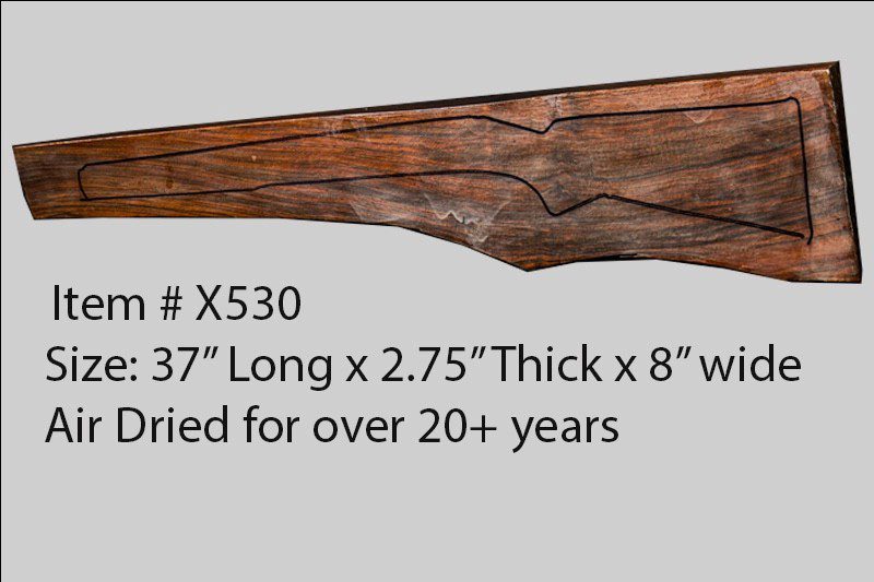 Turkish Walnut Rifle Blank (#X530)