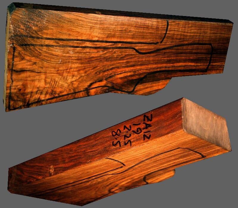 Turkish Walnut Shotgun Blank (#ZA12)