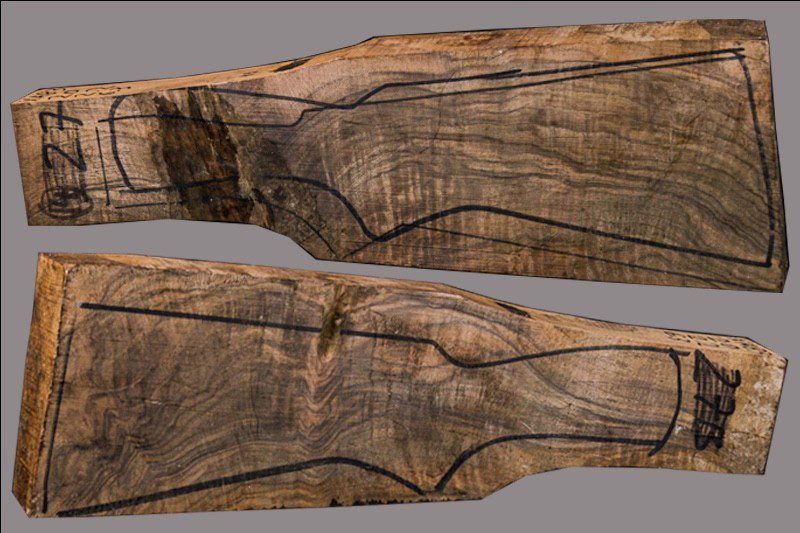 Turkish Walnut Shotgun Blank (#XA83)