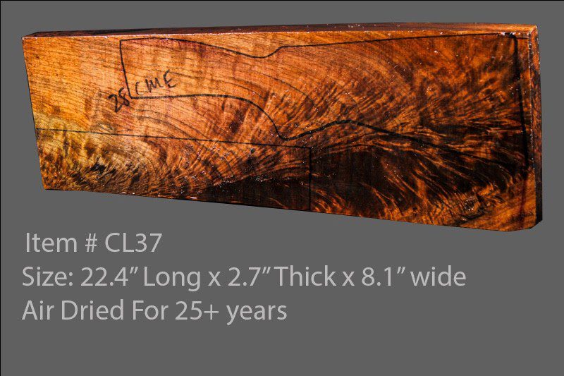 Claro Walnut Shotgun Blank (#CL37)
