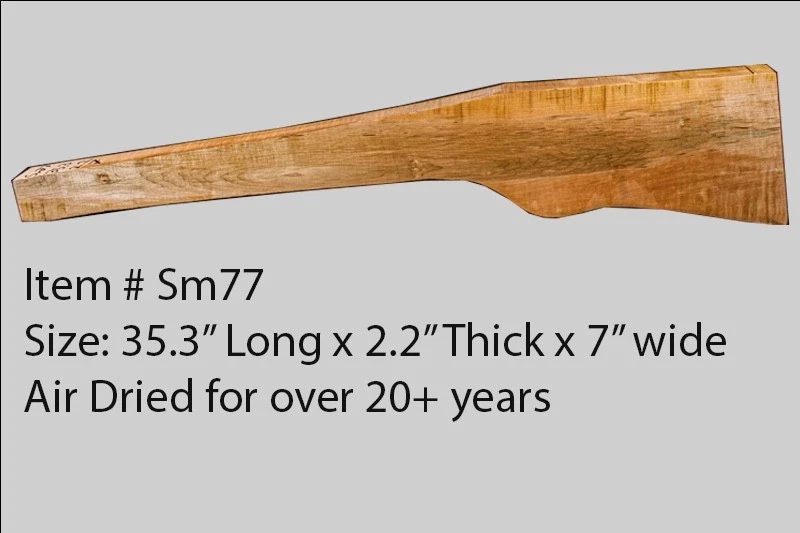 Sugar Maple Rifle Blank (#sm77)
