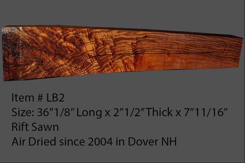 Turkish Walnut Rifle Blank (#LB2)