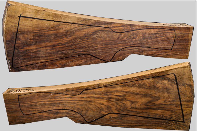 Turkish Walnut Shotgun Blank (#XA120)