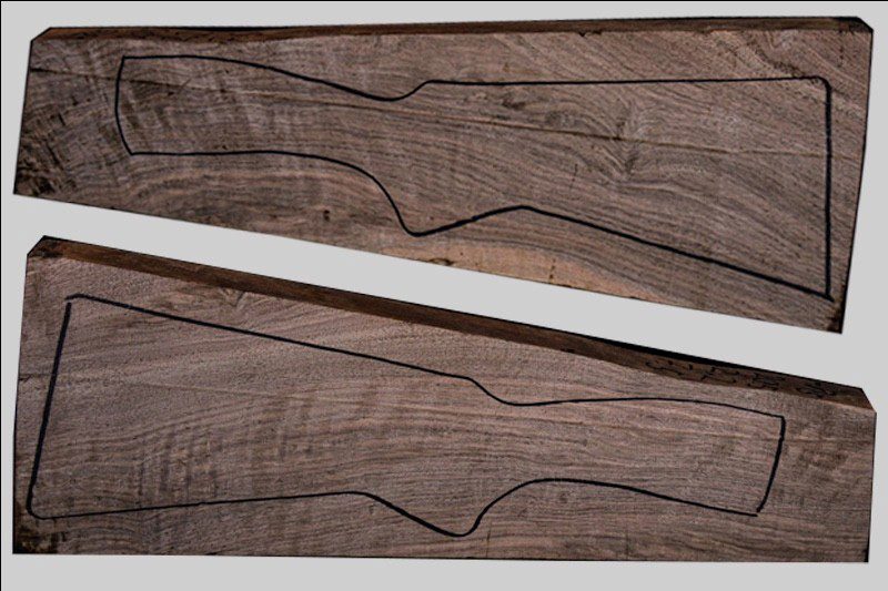 Turkish Walnut Shotgun Blank (#HB15)