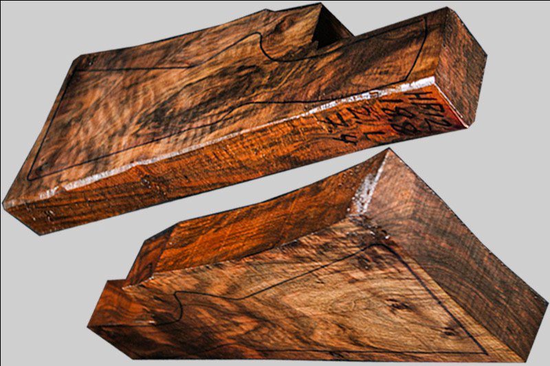 Turkish Walnut Shotgun Blank (#HB12)
