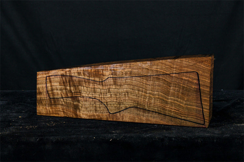 Turkish Walnut Shotgun Blank (#hb84)