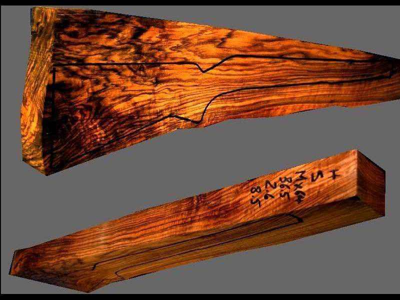 Turkish Walnut Rifle Blank (#MX64)