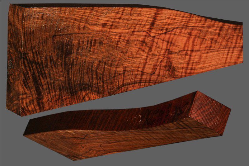 Exhibition Turkish Walnut Rifle Blank (#JA57)