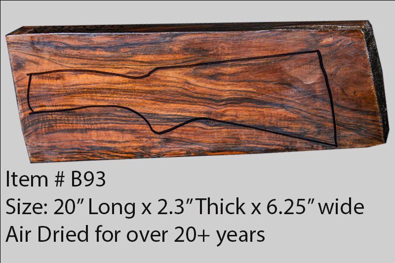 Turkish Walnut Shotgun Blank (#B93)