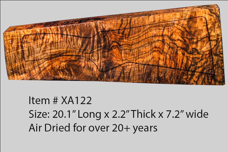 Exhibition Turkish Walnut Shotgun Blank (#XA122)
