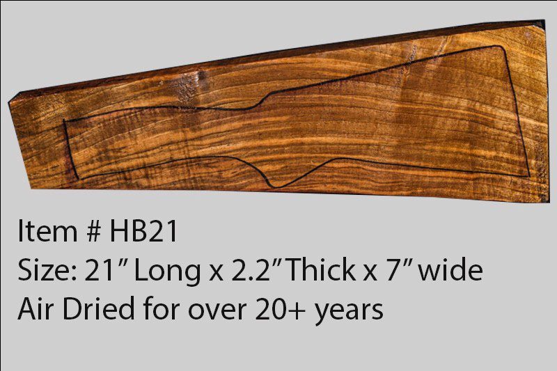 Turkish Walnut Shotgun Blank (#HB21)