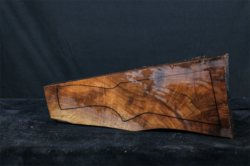Turkish Walnut Shotgun Blank (#hb81)