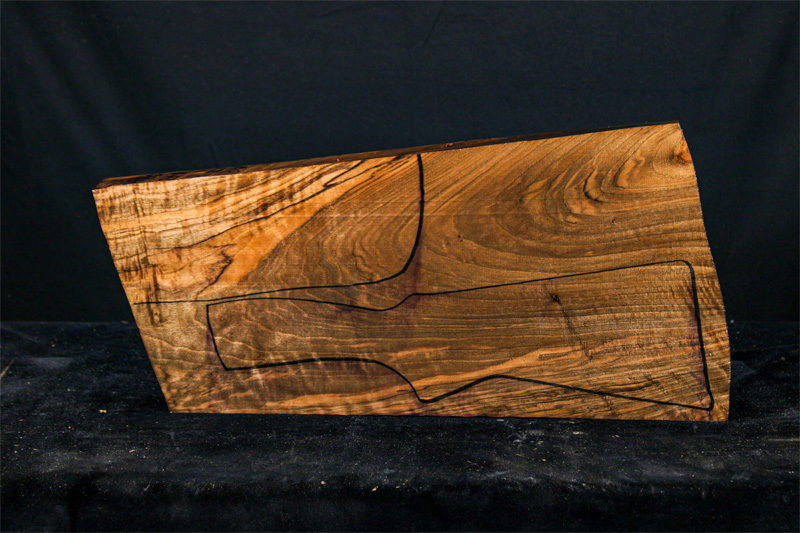 Turkish Walnut Shotgun blank (#hb80)