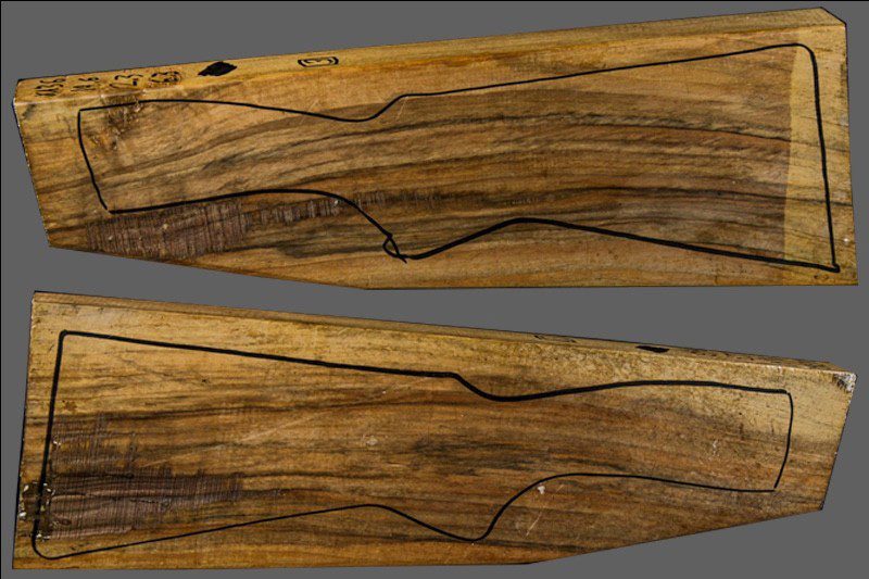 Turkish Walnut Shotgun Blank (#XA36)