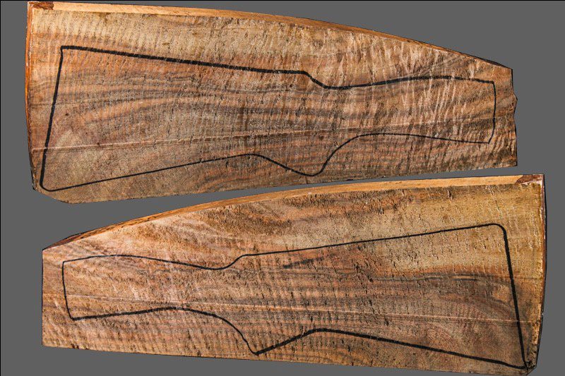 Claro Walnut Shotgun Blank (#CL57)
