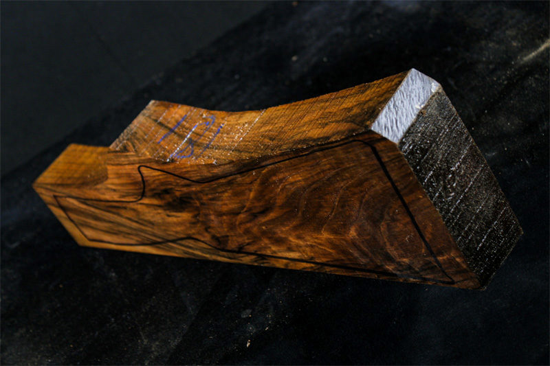 Turkish Walnut Shotgun Blank (#hb78)