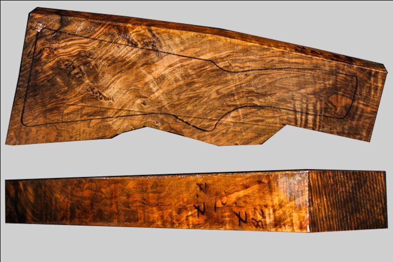 Turkish Walnut Shotgun Blank (#HB28)