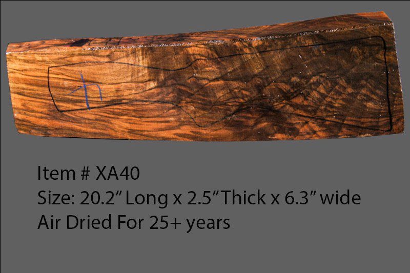 Turkish Walnut Shotgun Blank (#XA40)
