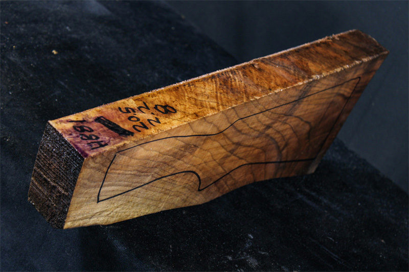 Turkish Walnut Shotgun Blank (#hb81)