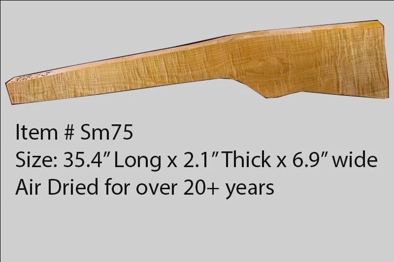 Sugar Maple Rifle Blank (#sm75)