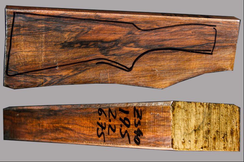 Turkish Walnut Shotgun Blank (#ZS40)