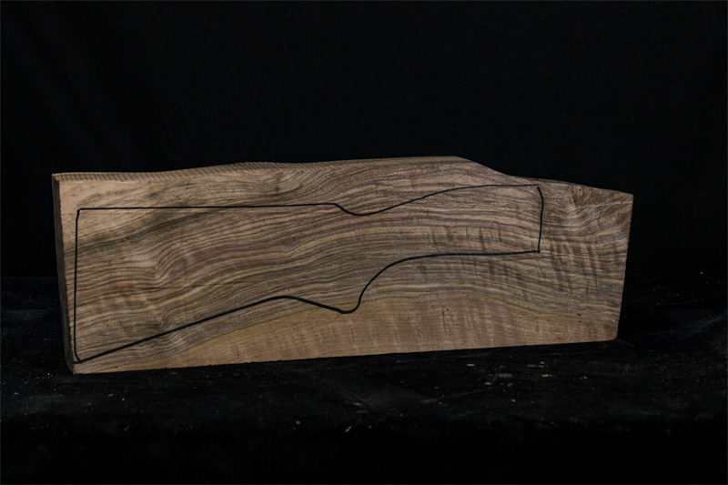 Turkish Walnut Shotgun blank (#hb83)