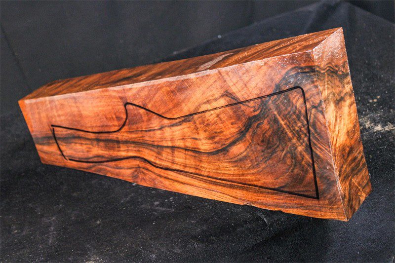 Turkish Walnut Shotgun Blank (#B1X)