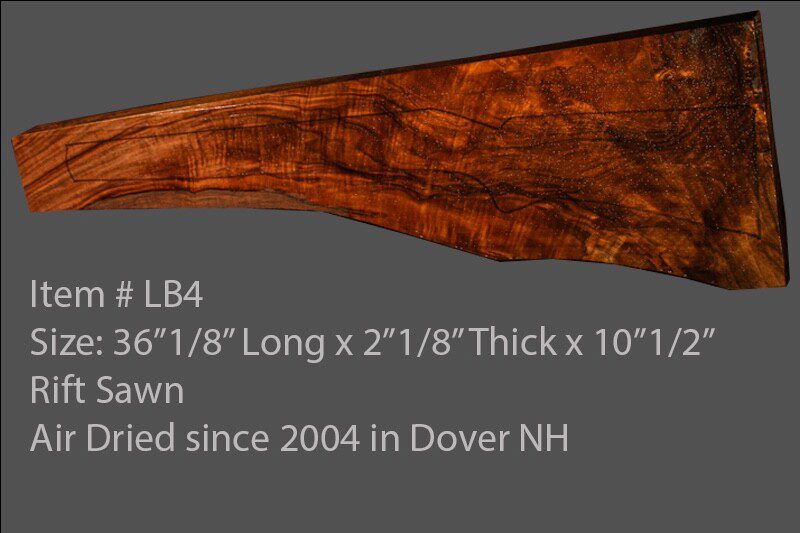 Turkish Walnut Rifle Blank (#LB4)