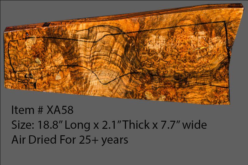 Exhibition Turkish Walnut Shotgun Blank (#XA58)