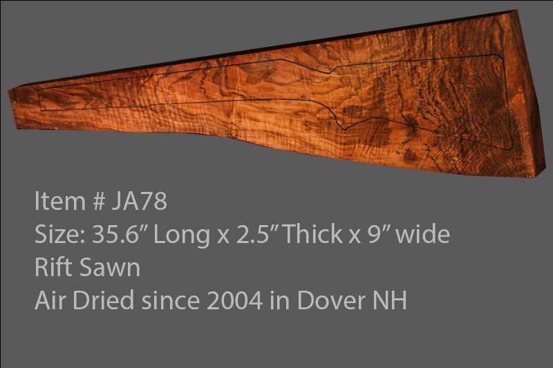 Turkish Walnut Rifle Blank (#JA78)