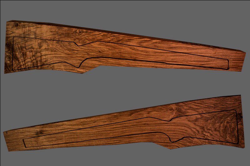 Turkish Walnut Rifle Blank (#JA17)