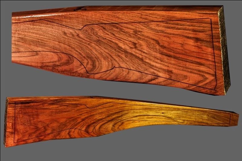 French Walnut Rifle Blank (#XA1)