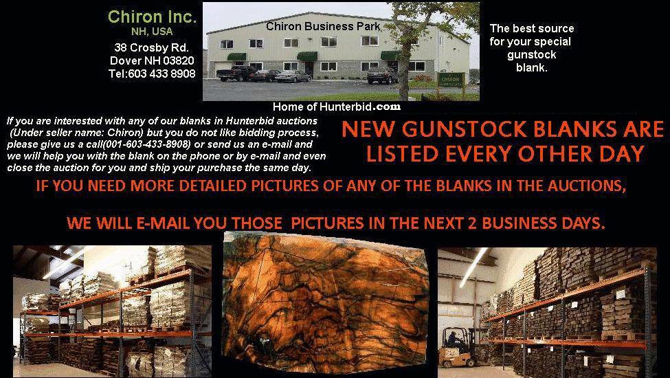 Exhibition Turkish Walnut Shotgun Blank (#B238)