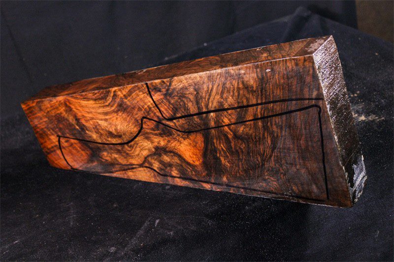 Turkish Walnut Shotgun Blank (#US105)