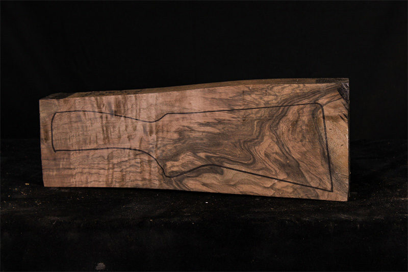 Turkish Walnut Shotgun blank (#hb86)