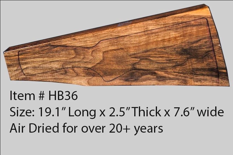 Turkish Walnut Shotgun Blank (#hb36)