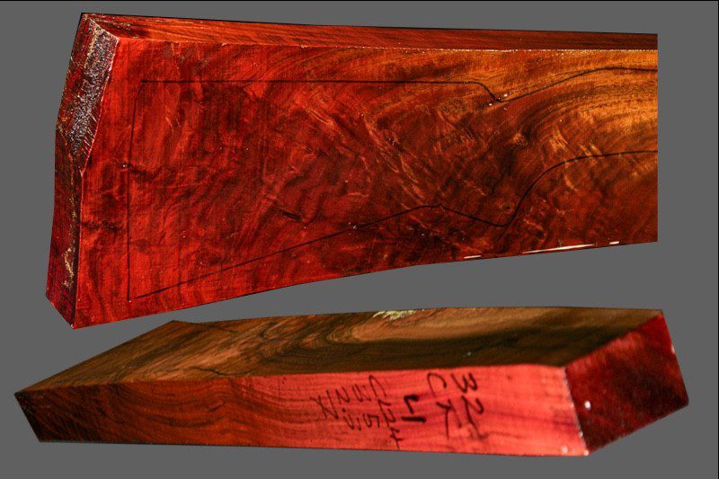Claro Walnut Rifle Blank (#CL24)
