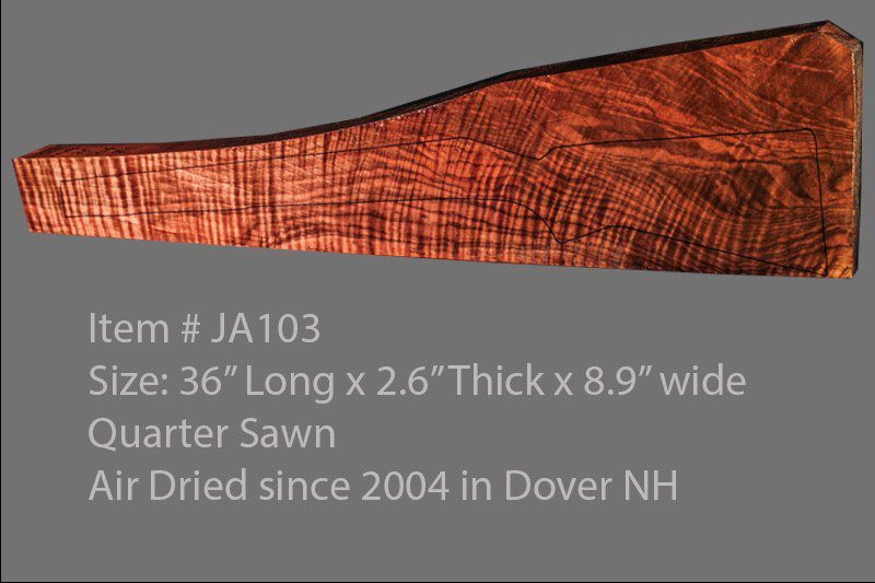 Turkish Walnut Rifle Blank (#JA103)