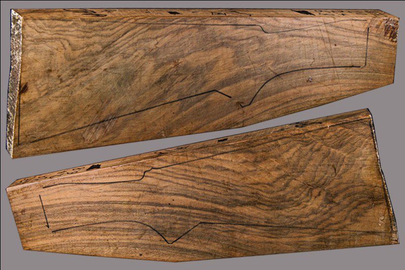 French Walnut Shotgun Blank (#XA72)