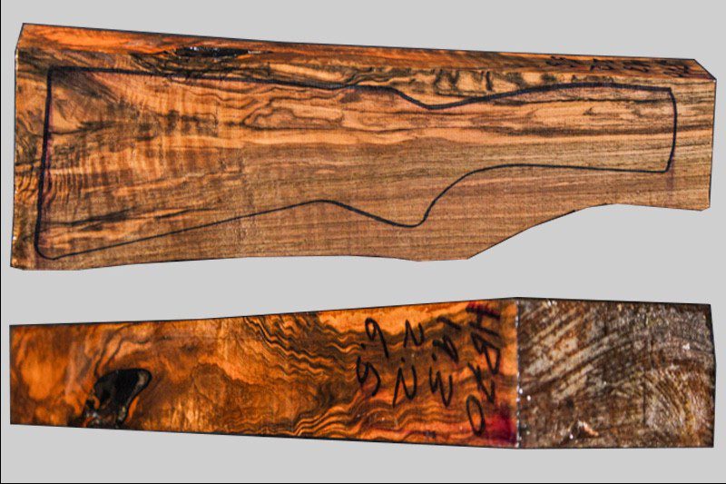 Turkish Walnut Shotgun Blank (#HB70)