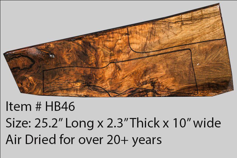 Turkish Walnut Shotgun Blank (#HB46)