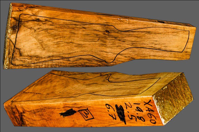 Turkish Walnut Shotgun Blank (#XA60)