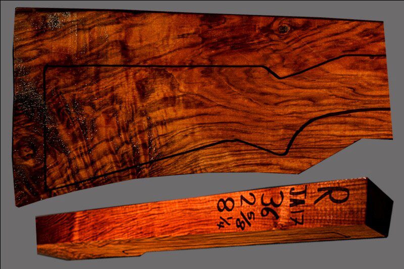 Turkish Walnut Rifle Blank (#JA17)