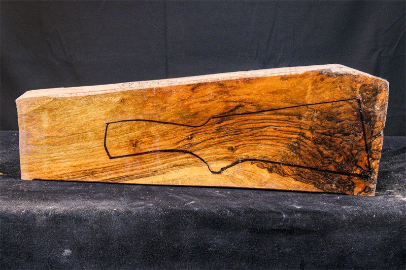 Turkish Walnut Shotgun Blank (#S356)