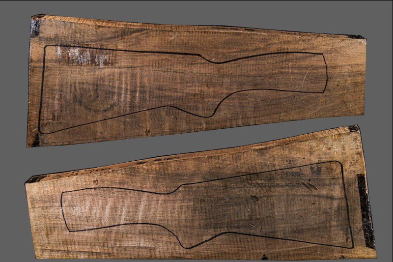 Turkish Walnut Shotgun Blank (#XA43)