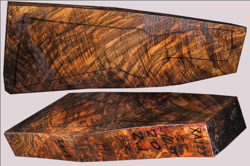 Turkish Walnut Shotgun Blank (#XA123)