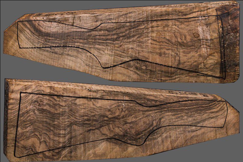 Turkish Walnut Shotgun Blank (#XA49)