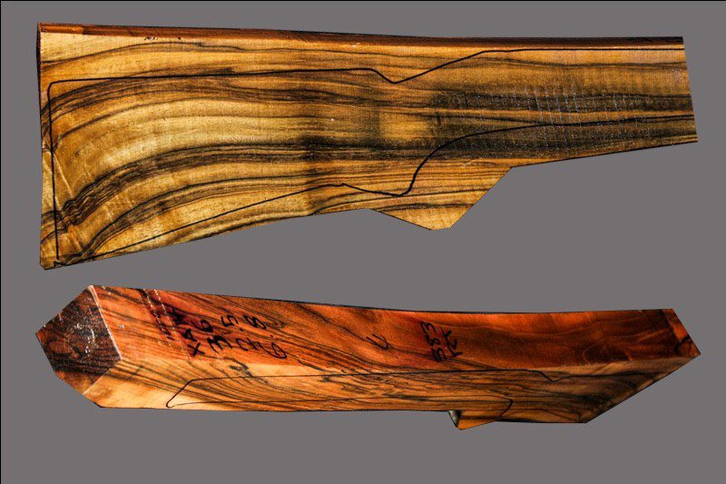English Walnut Rifle Blank (#XA14)