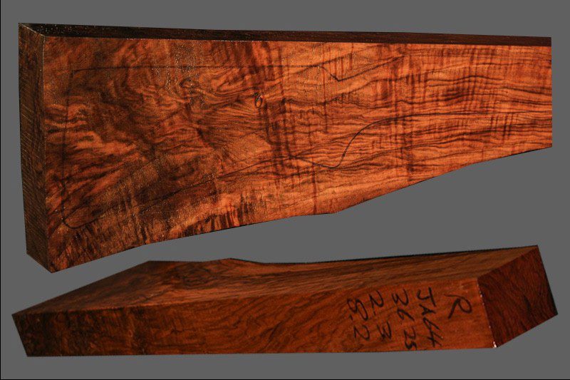 Exhibition Turkish Walnut Rifle Blank (#JA64)