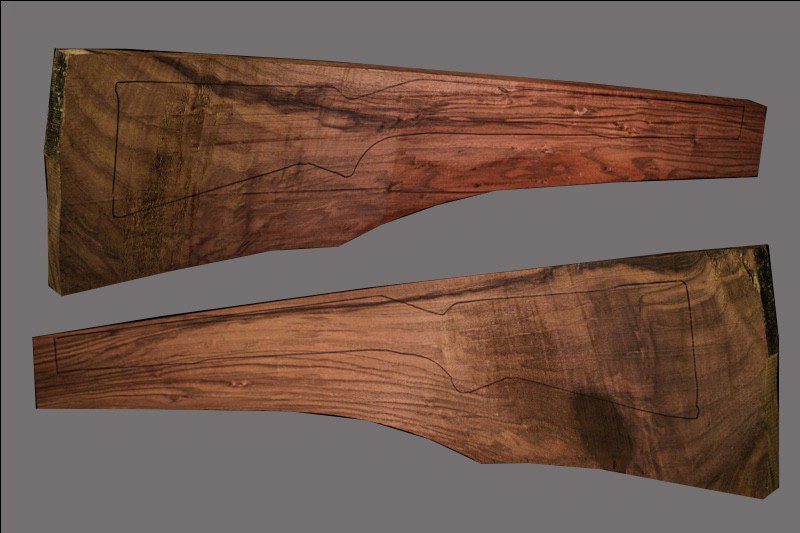 Turkish Walnut Rifle Blank (#JA94)